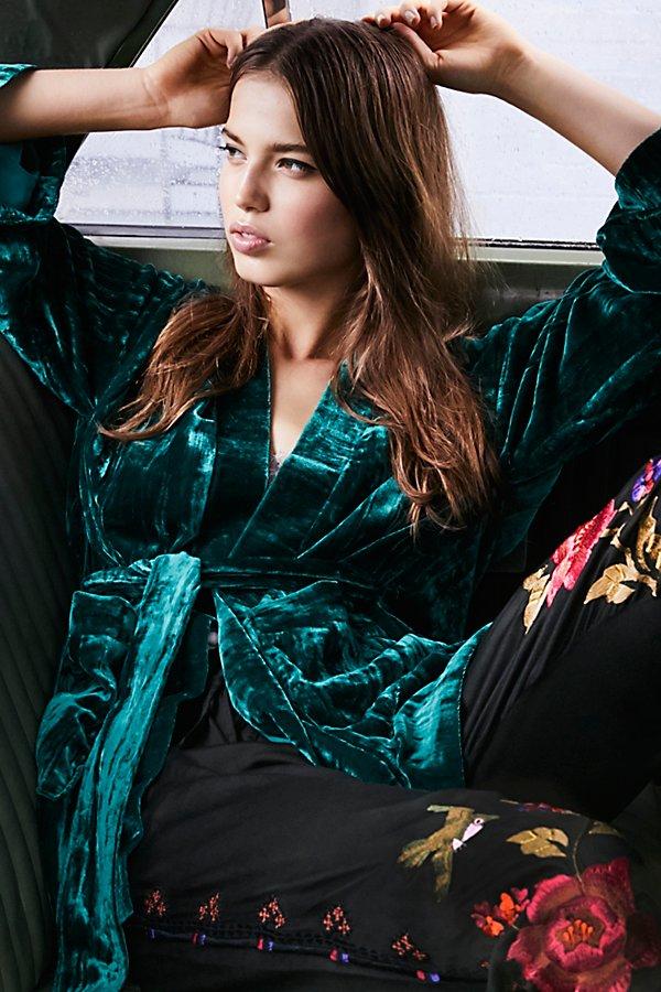 Obi Velvet Kimono By Free People