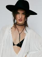 Free People Flawed Leather Wrap Bolo