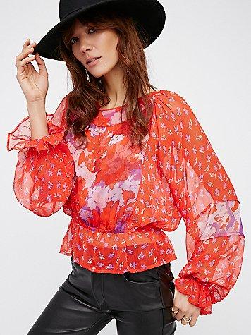 Free People Into The Wilderness Blouse