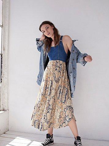 Free People This Is The One Midi Dress