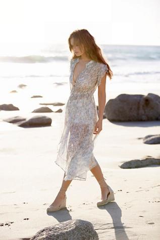 Free People Womens Lady Of Avalon Maxi Top