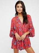 Just The Two Of Us Paisley Printed Tunic By Free People