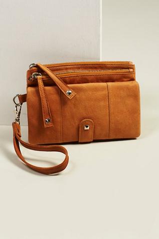 Free People Womens Lola Leather Wallet