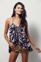 Intimately Womens Woven Tie Printed Cami