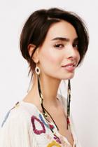 Free People Womens Catalina Suede Fringe Duster