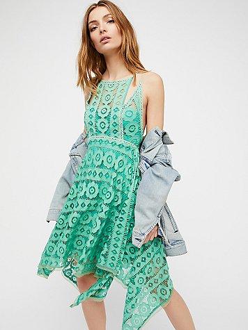 Just Like Honey Mini Dress By Free People