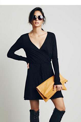 Fp Beach Womens Tiny Dancer Wrap Dress
