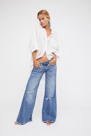 Johnnies Extreme Wide Leg By Free People