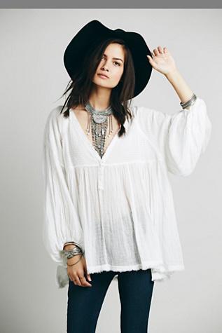 Free People Womens Dancing On Clouds Tunic