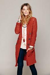 Free People Womens Buttermilk Biscuit Cardigan