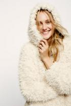 Free People Womens Knitlined Fluffy Pullover
