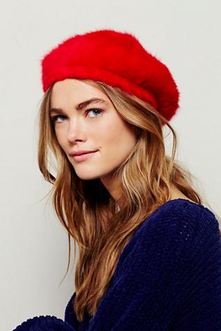 Free People Womens Silver Linings Beret