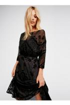 Free People Womens Sybil Velvet Dress