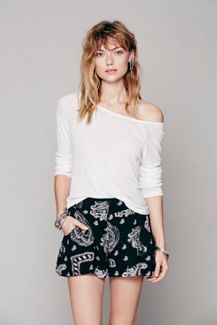 Free People Womens Sahara Printed Short