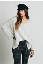 Free People Womens Stella V-neck Pullover