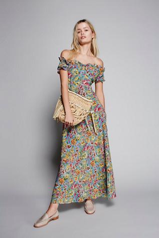 Rixo Womens Issy Off The Shoulder