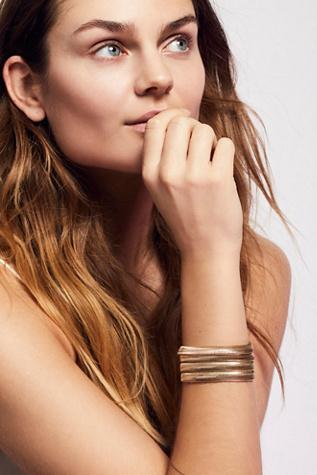 Free People Womens Snake Link Cuff