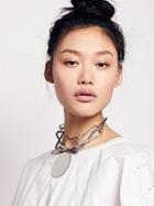 Free People Mirror Statement Pendant