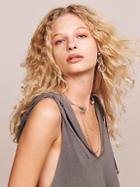 Free People Double Piercing Draped Choker