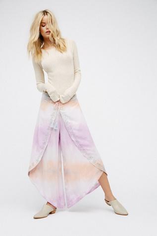 Free People Womens Moon Silk Culotte