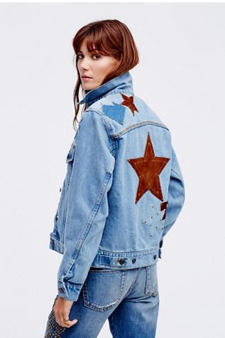 Understated Leather Womens Lone Star Denim Jacket