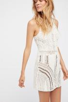 Alora Crochet Mini Dress By Nikki Flook At Free People