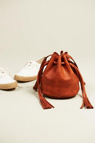 Free People Womens East Street Mini Bucket Bag