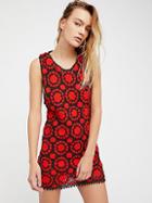 Delilah Crochet Shift Dress By Free People