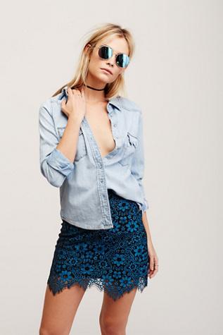 For Love & Lemons Womens Sophie Skirt