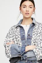 Ditsy Denim Jacket By Free People