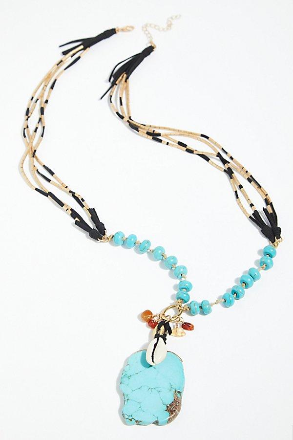 Meridian Stone Pendant By Free People