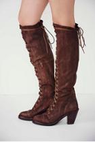 Jeffery Campbell For Free People Womens Jesse Lace Up Over The Knee Boot