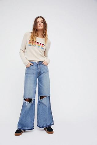 We The Free Womens Relaxed Wide Leg
