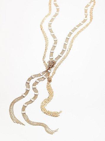 Chain Wrap Scarf Necklace By 8 Other Reasons At Free People