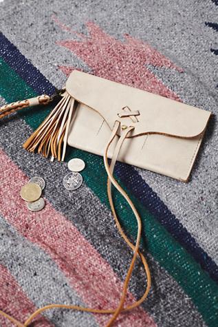 Fp Collection Womens Leather Wrap Wallet