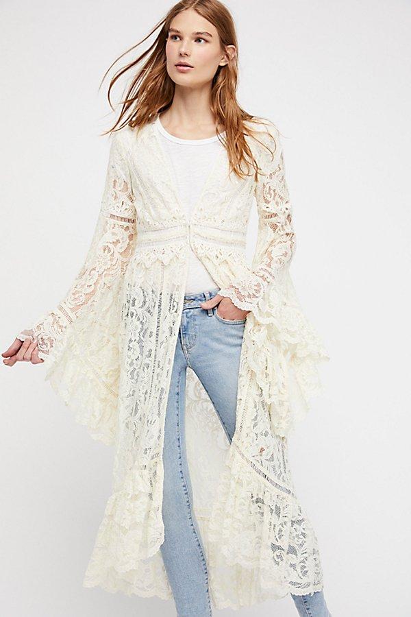 Rhiannon Lace Kimono By Free People