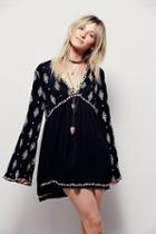 Free People Womens Diamond Embroidered Top
