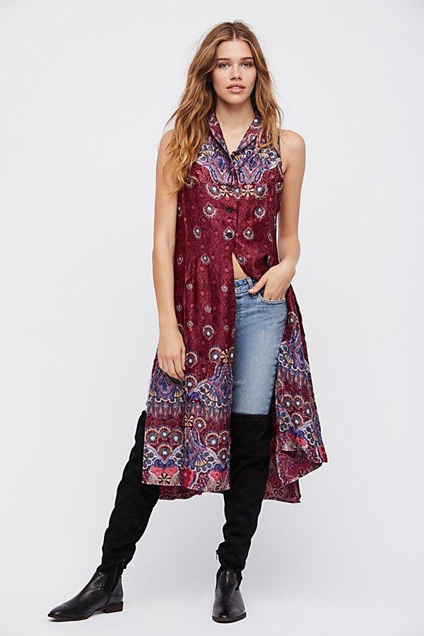 Come See About Me Maxi Vest By Free People