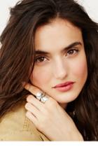 Pascale Monvoisin Womens Sweet Jane Silver Ring