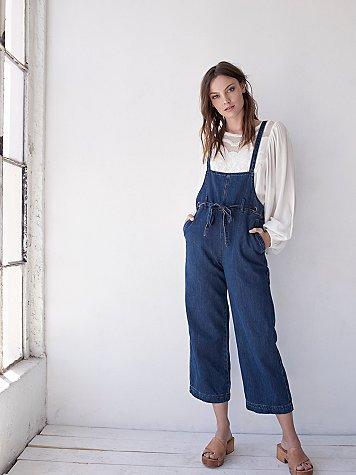 Strappy Denim One Piece By Free People