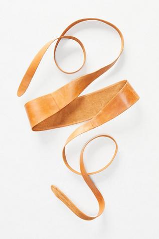 Ada Collection Womens Leather Obi Belt