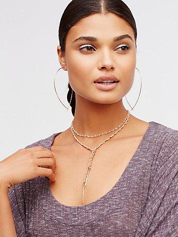Jules Smith X Free People Threadbare Mega Hoops