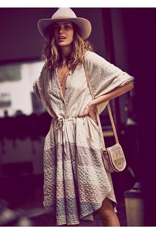 Free People Womens Ray Of Light Extreme Buttondown