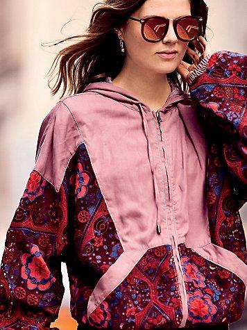 Free People Magpie Oversize Lacey Jacket