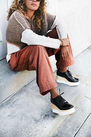 Jeffrey Campbell Womens Pave Menswear Platform