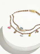 Hand Painted Charm Necklace By Susan Alexandra At Free People