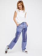 Slouchy Patched Boyfriend Jeans By We The Free