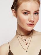 Delicate Quad Tiered Necklace By Av Max X Free People