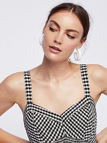 Suzie Q Tube Hoops By Free People