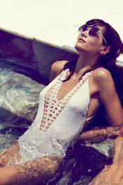 Lisa Maree Womens Copacabana Crochet One Piece